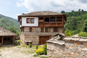 Village of Kovachevitsa with nineteenth century houses, Bulgaria