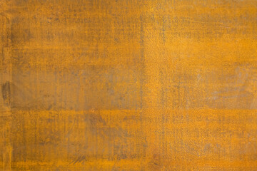 flat dry rusted iron surface close-up background and texture