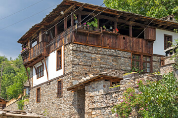 Village of Kovachevitsa with nineteenth century houses, Bulgaria