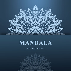 Naklejka na ściany i meble Ornament luxury mandala background
