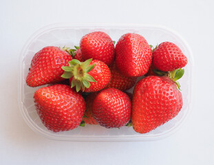 box of strawberries