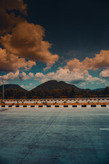 bridge over the river