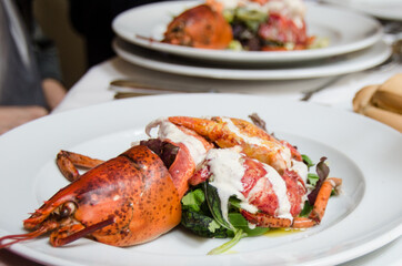 ensalada de bogavante