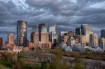 Calgary Skyline at Dusk