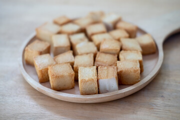 Fried fish tofu ball.