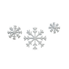 3d illustration weather icon snowy