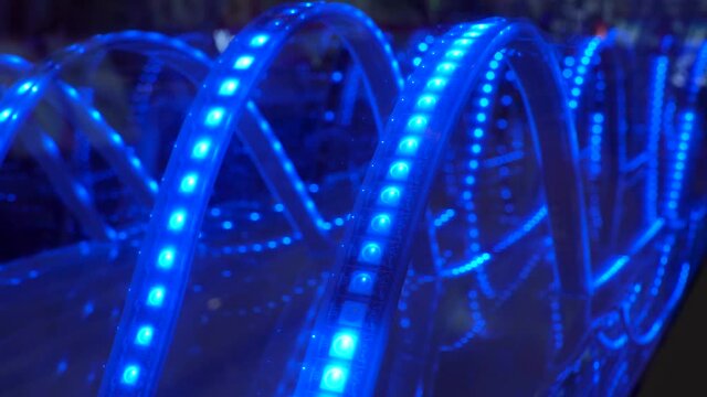 led strip blue light roll