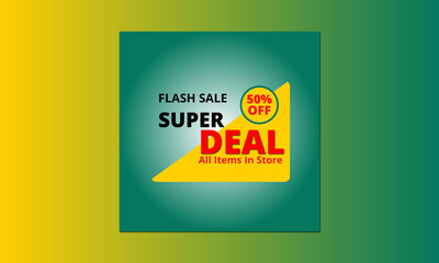 Social media design template