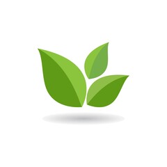 Green leaf logo