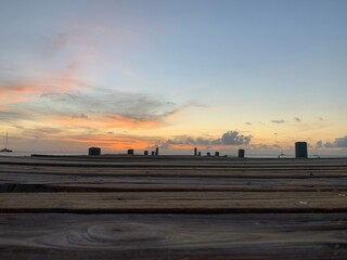 Obraz premium Aruba, Dock