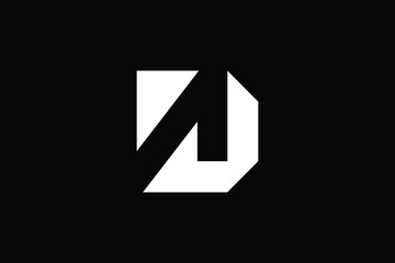 DJ letter logo design on luxury background. JD monogram initials letter logo concept. DJ icon design. JD elegant and Professional letter icon design on black background. D J JD DJ