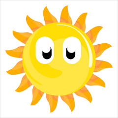 sun cartoon character