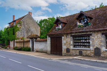 Fototapeta na wymiar Medieval town of Amboise, Loire Valley, France