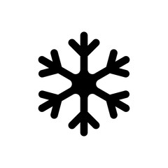 Obraz premium Snow icon vector. isolated on white