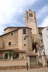 Fototapeta na wymiar Sant Marti de Calonge church, Girona province, Catalonia, Spain