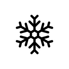 Snowflake, snow vector icon. Christmas decoration.