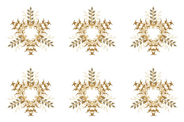 pattern with interesting doodles on colorfil background. Pano. Raster illustration.