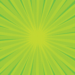 Comic speed lines halftone dots Background. Cartoon Vector Illustration. Pop art vector design element