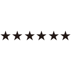 Rating stars vector icon illustration sign