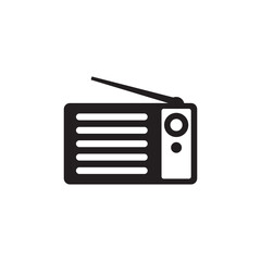 electronic icon vector , radio icon vector