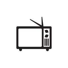 electronic icon vector , television icon vector