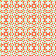 Abstract Cross Pattern generative computational art illustration