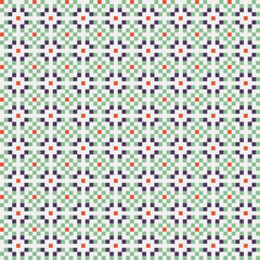 Abstract Cross Pattern generative computational art illustration