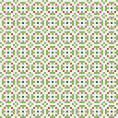 Abstract Cross Pattern generative computational art illustration