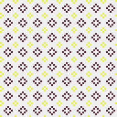 Abstract Cross Pattern generative computational art illustration