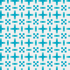 Abstract Cross Pattern generative computational art illustration