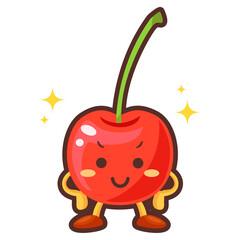得意気なさくらんぼのキャラクター