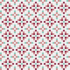 Fototapeta premium Abstract Cross Pattern generative computational art illustration