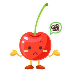 もやもやするさくらんぼのキャラクター