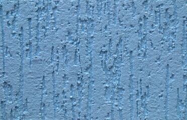 Decorative plaster bark beetle. Blue texture