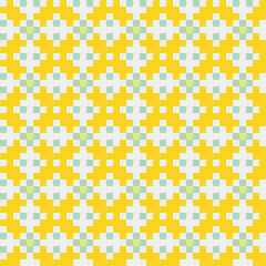 Abstract Cross Pattern generative computational art illustration