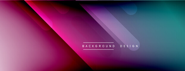 Dynamic lines abstract background. 3D shadow effects and fluid gradients. Modern overlapping forms