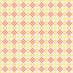 Abstract Cross Pattern generative computational art illustration