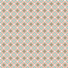 Abstract Cross Pattern generative computational art illustration