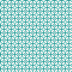 Fototapeta premium Abstract Cross Pattern generative computational art illustration