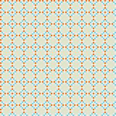 Abstract Cross Pattern generative computational art illustration