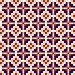 Abstract Cross Pattern generative computational art illustration