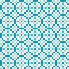 Abstract Cross Pattern generative computational art illustration