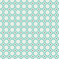 Fototapeta premium Abstract Cross Pattern generative computational art illustration