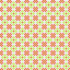 Abstract Cross Pattern generative computational art illustration