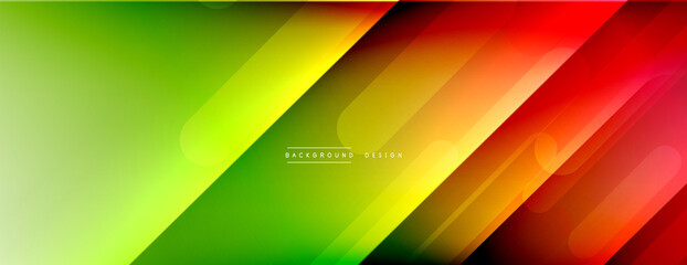 Dynamic lines abstract background. 3D shadow effects and fluid gradients. Modern overlapping forms