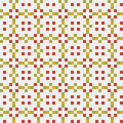 Abstract Cross Pattern generative computational art illustration