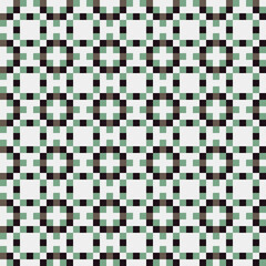 Fototapeta premium Abstract Cross Pattern generative computational art illustration