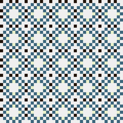 Fototapeta premium Abstract Cross Pattern generative computational art illustration