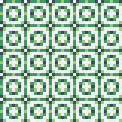 Abstract Cross Pattern generative computational art illustration