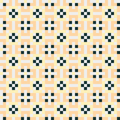 Abstract Cross Pattern generative computational art illustration